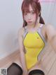[Fantia] Tomiko (とみこ): 黄色い競泳水着💛とニーソ (58 photos)